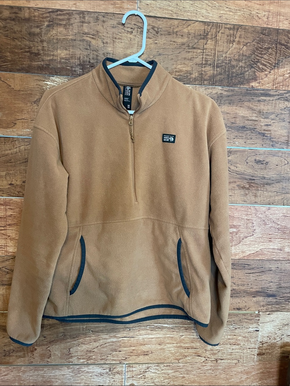 Mountain Hardwear Women's Caramel Tan Half-Zip Fleece Pullover